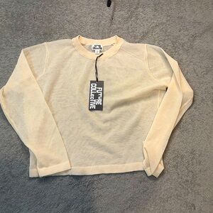 New with tags future collective sheer top